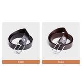  Thắt lưng Trita (Thời trang nam - Dây nịt da thật RTLKT37D3) màu đen 