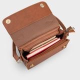  Túi đeo chéo nữ YUUMY YN179 (Màu Nâu Luxdeli) 