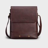  Túi Trita (Thời trang nam nắp gập - Túi đeo chéo da RTN4N) màu nâu 