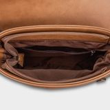  Túi Trita (Thời trang nam nắp gập - Túi đeo chéo da RTN4D) màu đen 