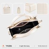 Túi đeo chéo nữ YUUMY YN286 (Màu Đen ngọc trai) 