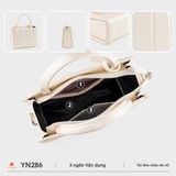  Túi đeo chéo nữ YUUMY YN286 (Màu Trắng ngọc trai) 