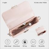  Túi đeo chéo nữ Yuumy YN316 (Màu Hồng ngọc trai) 