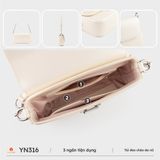  Túi đeo chéo nữ YUUMY YN316 (Màu Đỏ) 