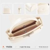  Túi đeo chéo nữ Yuumy YN336 (Màu Bạc) 