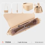  Túi đeo chéo nữ YUUMY YN344 (Màu Đen) 