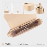  Túi đeo chéo nữ YUUMY YN344 (Màu Kem) 