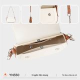  Túi đeo chéo nữ Yuumy YN350 (Màu Trắng) 