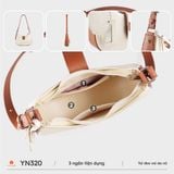  Túi đeo vai nữ YUUMY YN320 (Màu Đen ngọc trai) 