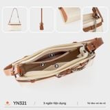 Túi đeo vai nữ Yuumy YN321 (Màu Đen ngọc trai) 