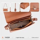  Túi đeo vai nữ Yuumy YN329 (Màu Bò) 