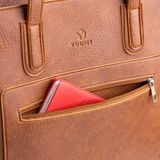  Túi Yuumy ( Thời trang nữ công sở - Túi xách da YTX20N2 ) màu nâu luxdeli 