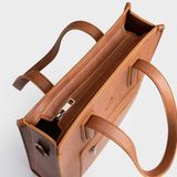  Túi Yuumy ( Thời trang nữ tote - Túi xách da YTX18N2 ) màu nâu luxdeli 