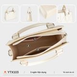  Túi xách nữ Yuumy YTX103 (Màu Đen ngọc trai) 