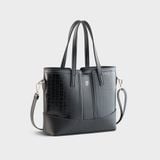  Túi Yuumy (Thời trang nữ hiện đại cỡ trung  - Túi xách da Verein YTX53) màu đen 