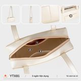  Túi xách nữ Yuumy YTX81 (Màu Trắng ngọc trai) 