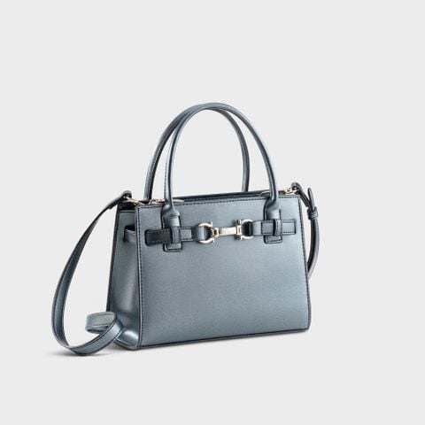  Túi Yuumy (Thời trang nữ dạo phố sang trọng - Túi xách da Glossy YTX87) màu đen ngọc trai 