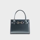  Túi Yuumy (Thời trang nữ dạo phố sang trọng - Túi xách da Glossy YTX87) màu đen ngọc trai 