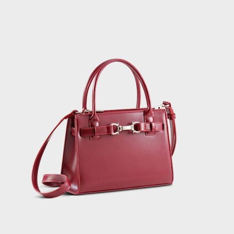  Túi Yuumy (Thời trang nữ dạo phố sang trọng - Túi xách da Glossy YTX87) màu đỏ 