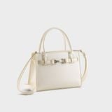  Túi Yuumy (Thời trang nữ dạo phố sang trọng - Túi xách da Glossy YTX87) màu trắng ngọc trai 