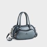  Túi Yuumy (Thời trang nữ thiết kế dáng vòm cá tính - Túi xách da Glossy YTX88) màu đen ngọc trai 