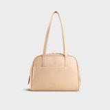  Túi Yuumy (Thời trang nữ dáng vòm bo cong - Túi xách da Seasand YTX76K) màu kem 