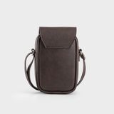  Túi Trita (Thời trang nữ đựng điện thoại - Túi đeo chéo da RHN150N) màu nâu 