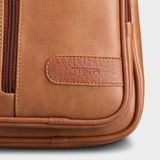  Balo Trita (Thời trang nam đi chơi - Balo đeo chéo da RBAC01D) màu đen 