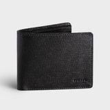  Ví nam da bò Trita (Thời trang nam gấp 2 ngang - Ví da RVN08D) màu đen 