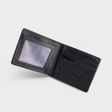  Ví nam da bò Trita (Thời trang nam gấp 2 ngang - Ví da RVN08D) màu đen 