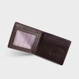  Ví nam da bò Trita (Thời trang nam gấp 2 ngang - Ví da RVN08N) màu nâu 