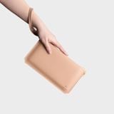  Ví Yuumy ( Thời trang nữ kèm dây đeo - Ví da Seasand YV68K ) màu kem 