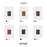  Ví nam da bò Trita (Thời trang nam cao cấp - Ví da RVN03BD) màu bò đậm 