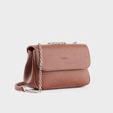  Túi Trita (Thời trang nữ kèm dây phối xích size 24 - Túi đeo chéo da RHN212B) màu bò 