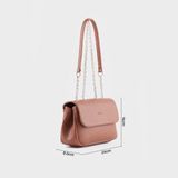  Túi Trita (Thời trang nữ kèm dây phối xích size 24 - Túi đeo chéo da RHN212B) màu bò 