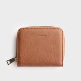  Ví Trita (Thời trang nữ dáng ngắn cầm tay phối khóa kéo - Ví da RV84B) màu bò 