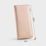  Ví Yuumy (Thời trang nữ cầm tay dáng đứng - Ví da Seasand YV116HA) màu hồng dâu 