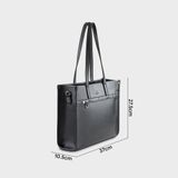  Túi Yuumy (Thời trang nữ thanh lịch cỡ lớn - Túi xách da Bergen YTX83D) màu đen 