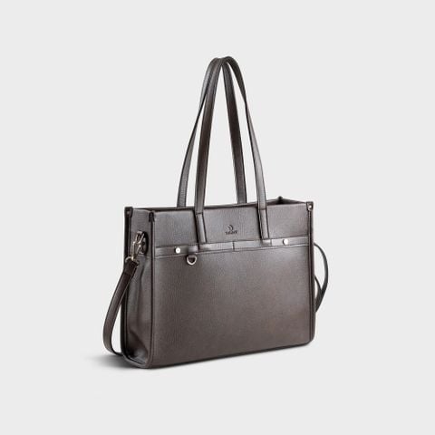 Túi Yuumy (Thời trang nữ thanh lịch cỡ lớn - Túi xách da Bergen YTX83N) màu nâu