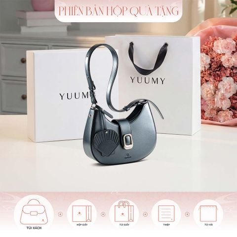 Hộp quà tặng túi đeo vai nữ Yuumy YN320 Màu Đen ngọc trai