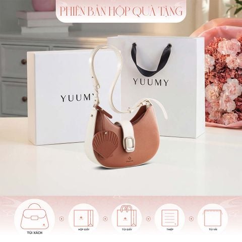 Hộp quà tặng túi đeo vai nữ Yuumy YN320 Màu Trắng