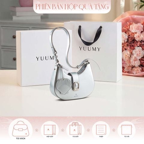 Hộp quà tặng túi đeo vai nữ Yuumy YN320 Màu Bạc