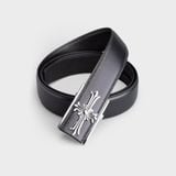  Thắt lưng Trita (Thời trang nam - Dây nịt da thật RTLT415D15) màu đen 