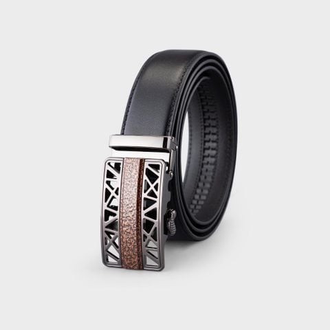 Thắt lưng Trita (Thời trang nam - Dây nịt da thật RTLT415D16) màu đen