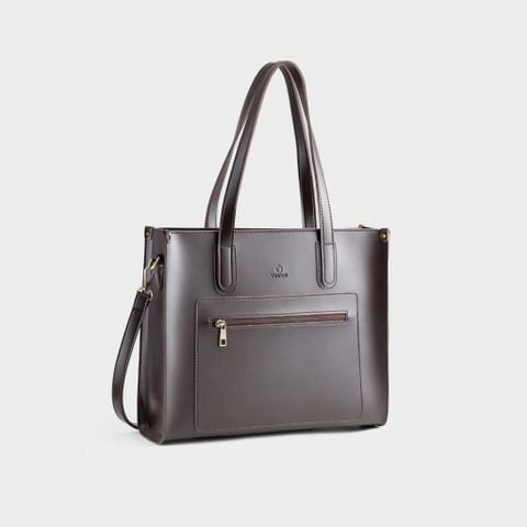  Túi Yuumy ( Thời trang nữ công sở - Túi xách da YTX20N2 ) màu nâu luxdeli 