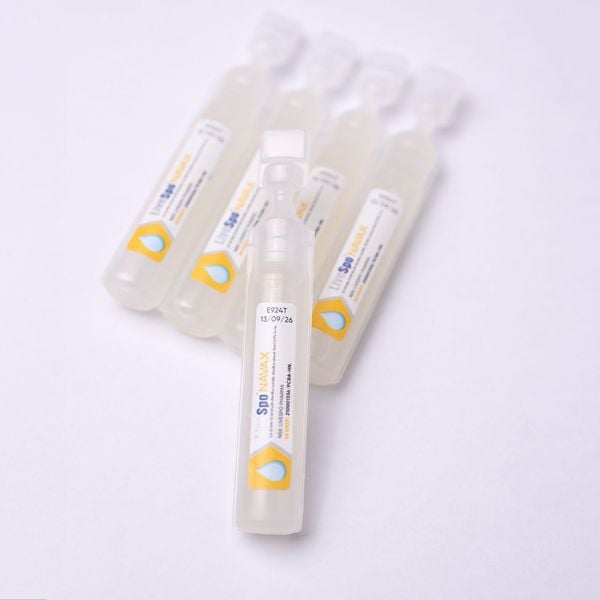 LiveSpo NAVAX Dung Dịch Vệ Sinh Tai, Mũi, Họng Sơ Sinh Và Trẻ Em Chứa Bào Tử Lợi Khuẩn Giúp Giảm Nguy Cơ Viêm Đường Hô Hấp Hộp 10 Ống