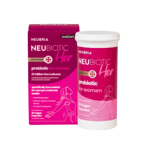 Neubria Viên Uống Neubiotic Her Bổ Sung 25 Tỷ Lợi Khuẩn, Hỗ Trợ Sức Khỏe Cho Nữ 30 Viên