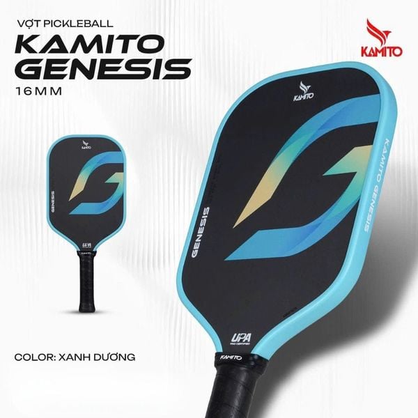 Kamito Genesis Vợt Pickleball 16mm | 6 Màu |