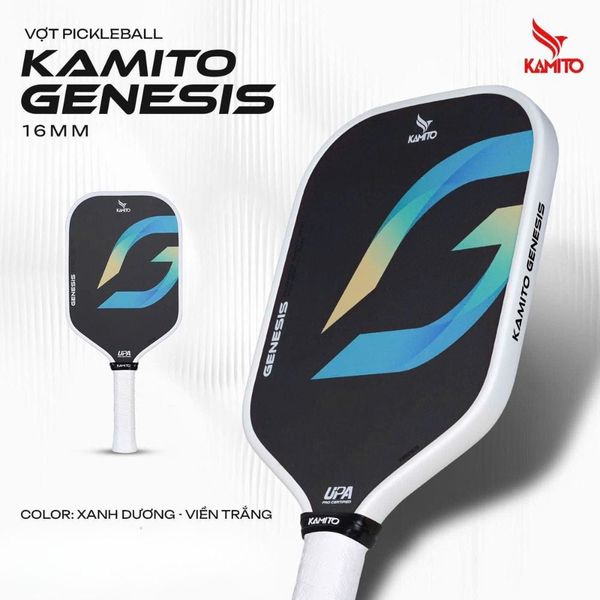 Kamito Genesis Vợt Pickleball 16mm | 6 Màu |