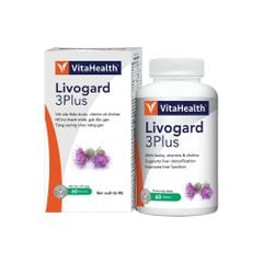 VitaHealth Viên Uống Livogard 3Plus Hỗ Trợ Thanh Nhệt, Giải Độc Và Tăng Cường Chức Năng Gan 60 Viên